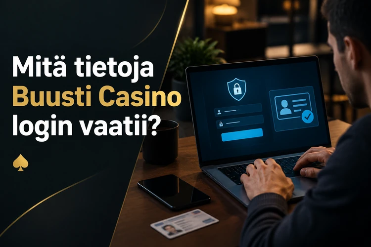 Mitä tietoja Buusti Casino login vaatii?