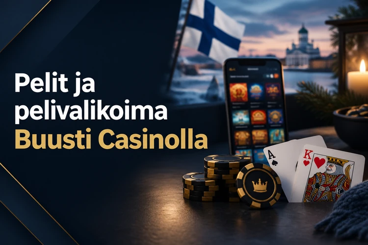 Pelit ja pelivalikoima Buusti Casinolla